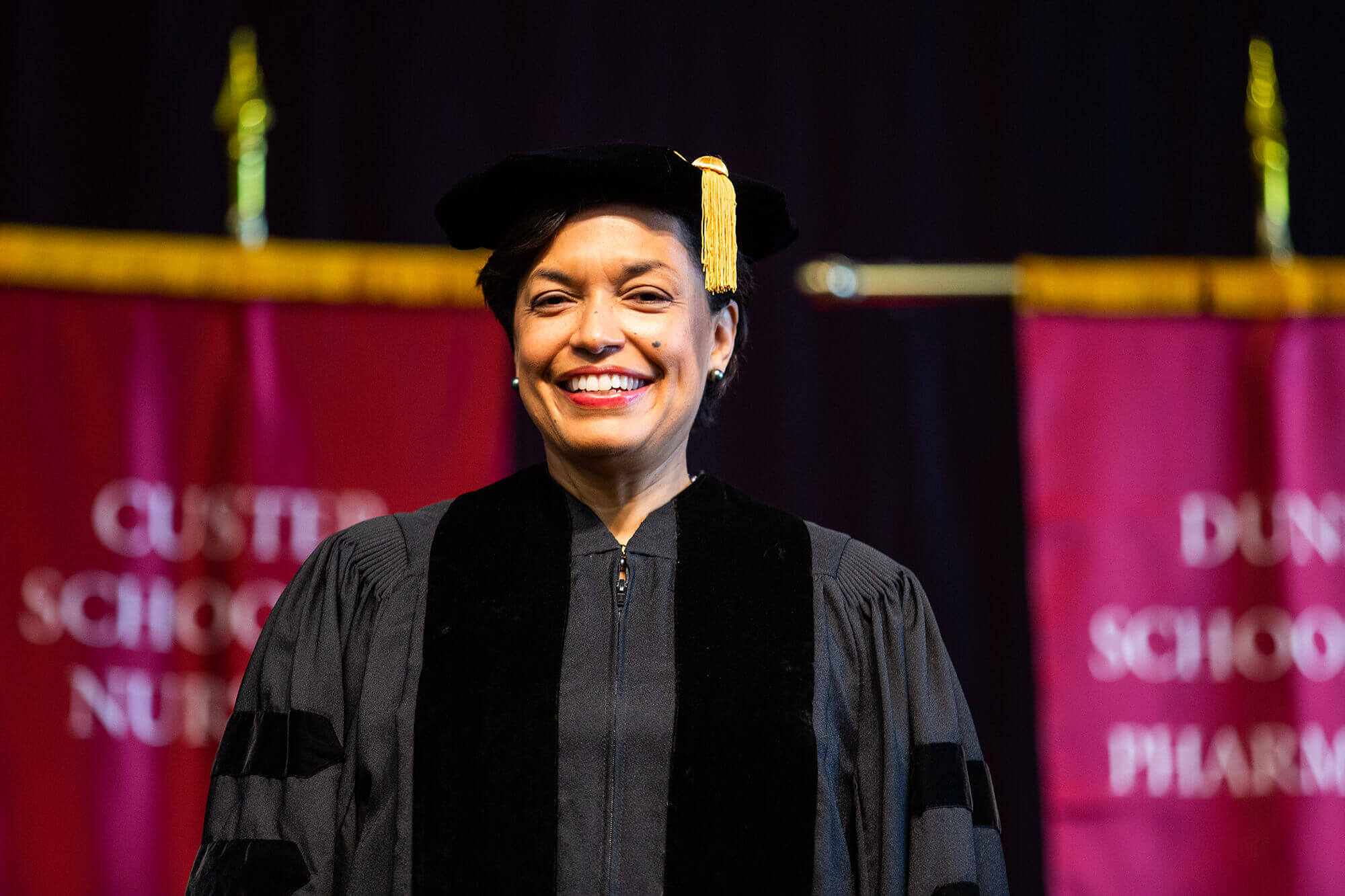 Think deeply. Plan carefully. Act courageously. 2019 honorary degree recipient Bonnie St. John models and inspires a life of resilience.