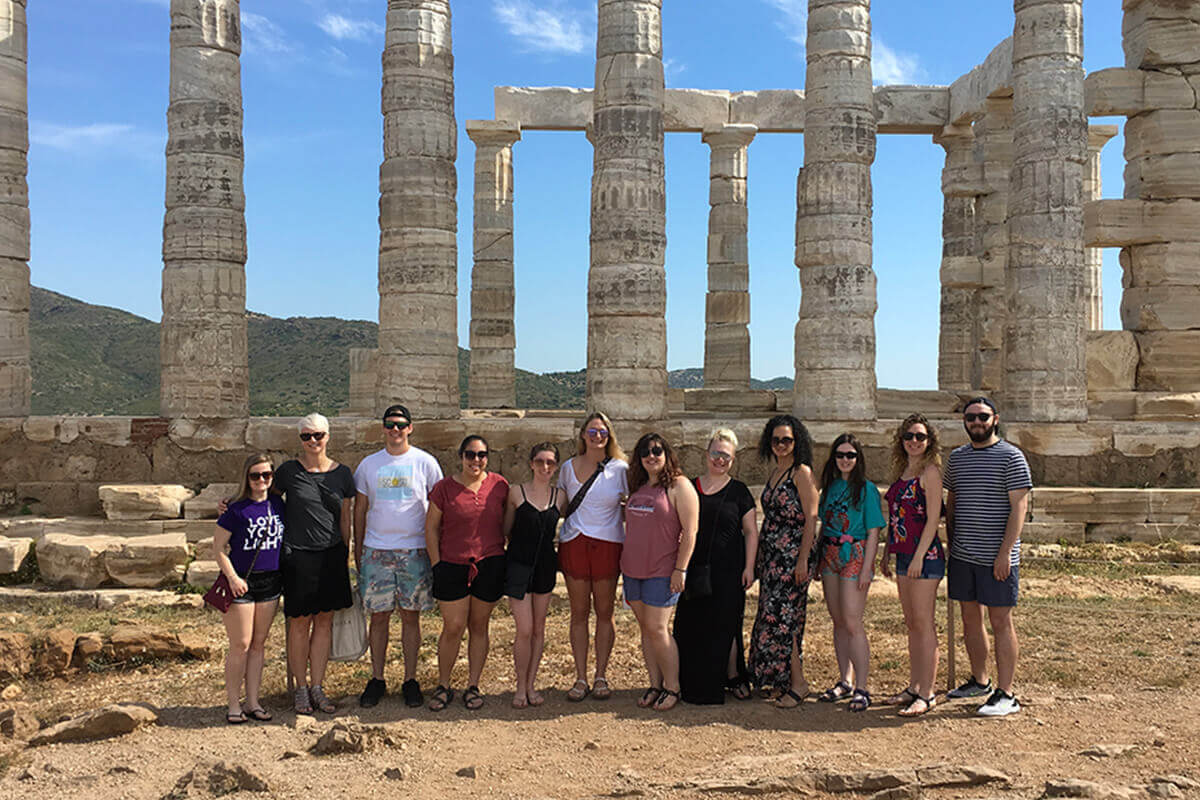 Students Study Arts Leadership in Greece During GEL Trip
