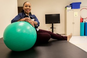 Shenandoah University occupational therapy student La’Shandra “Elle” Russell ’19