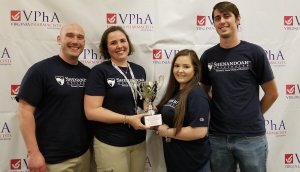 Shenandoah VPhA Student Pharmacist Self-Care Competition winners 2019
