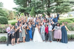 Image of Laurie Connelly and Kyle Robb wedding guests from Shenandoah