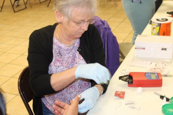 Sharron Guillett mission work at Texas/Mexico border diabetic clinic