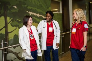Nursing students at Shenandoah University