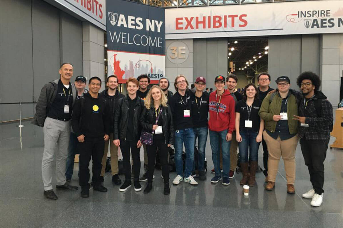 MPRT Students Visit NYC for Audio Engineering Society Convention