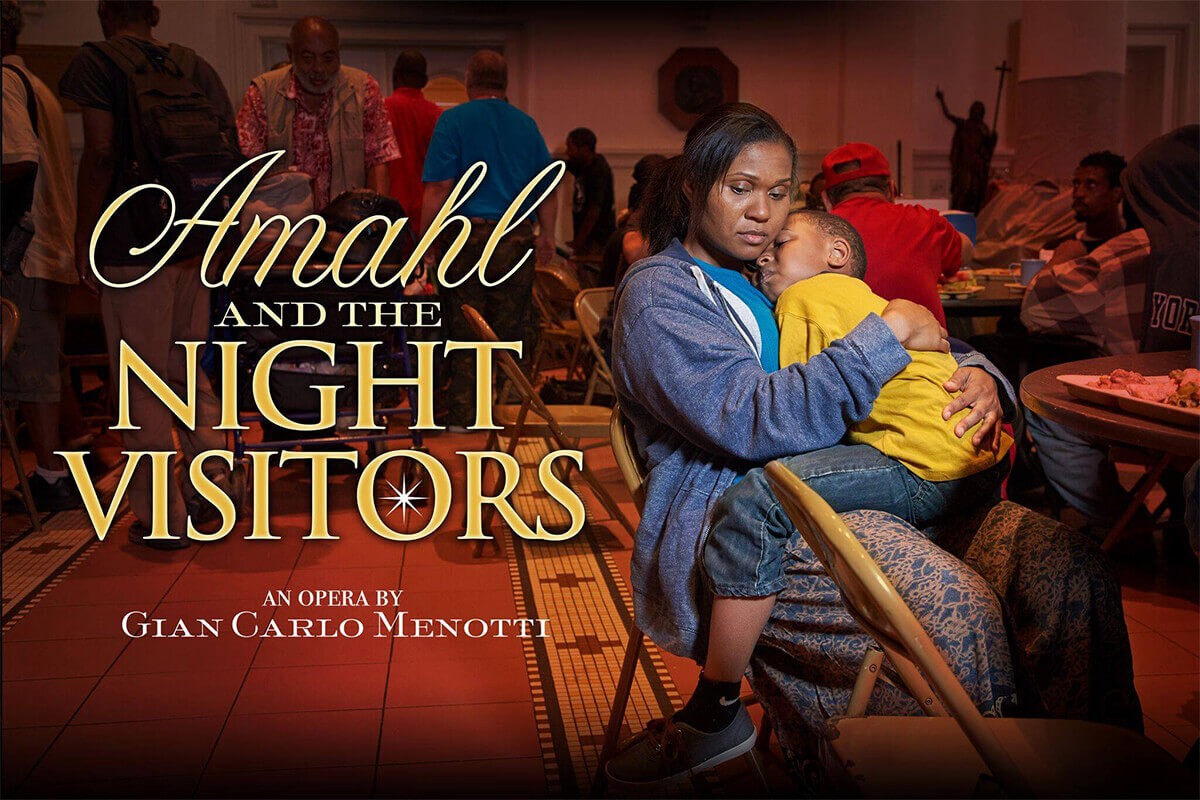 Brooks ’02 and Jeremiah ’02 in On Site Opera’s ‘Amahl and the Night Visitors’