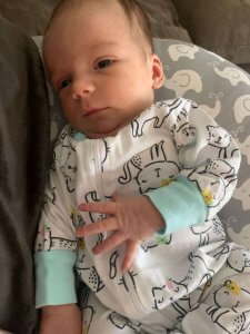 Alison Derzanski newborn baby