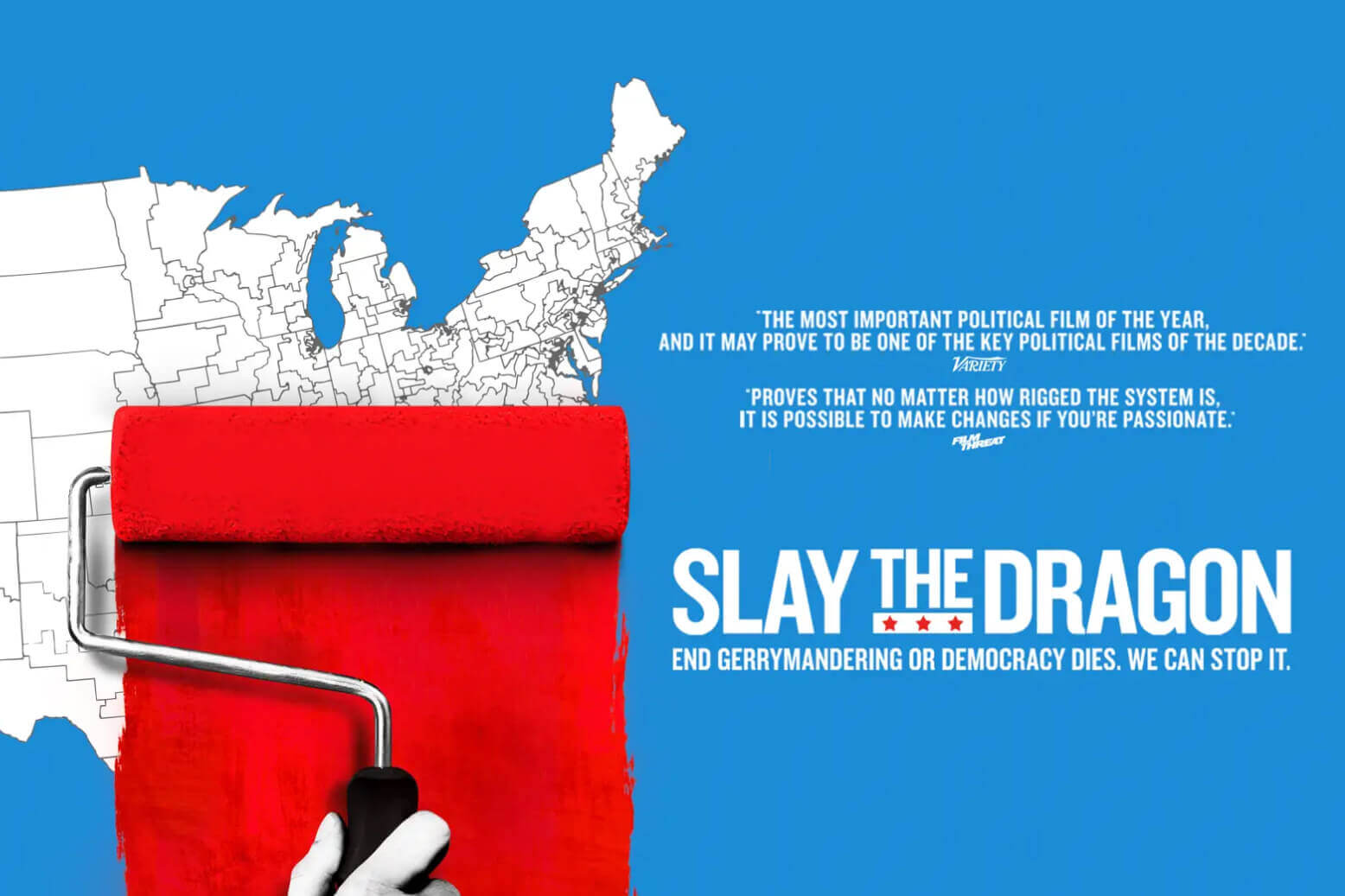 Virtual Screening & Discussion Shine a Light on Gerrymandering Shenandoah and Alamo Drafthouse Cinema Team to Present Documentary ‘Slay the Dragon’ and Related Discussion With Experts