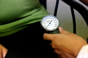 Blood pressure reading photo