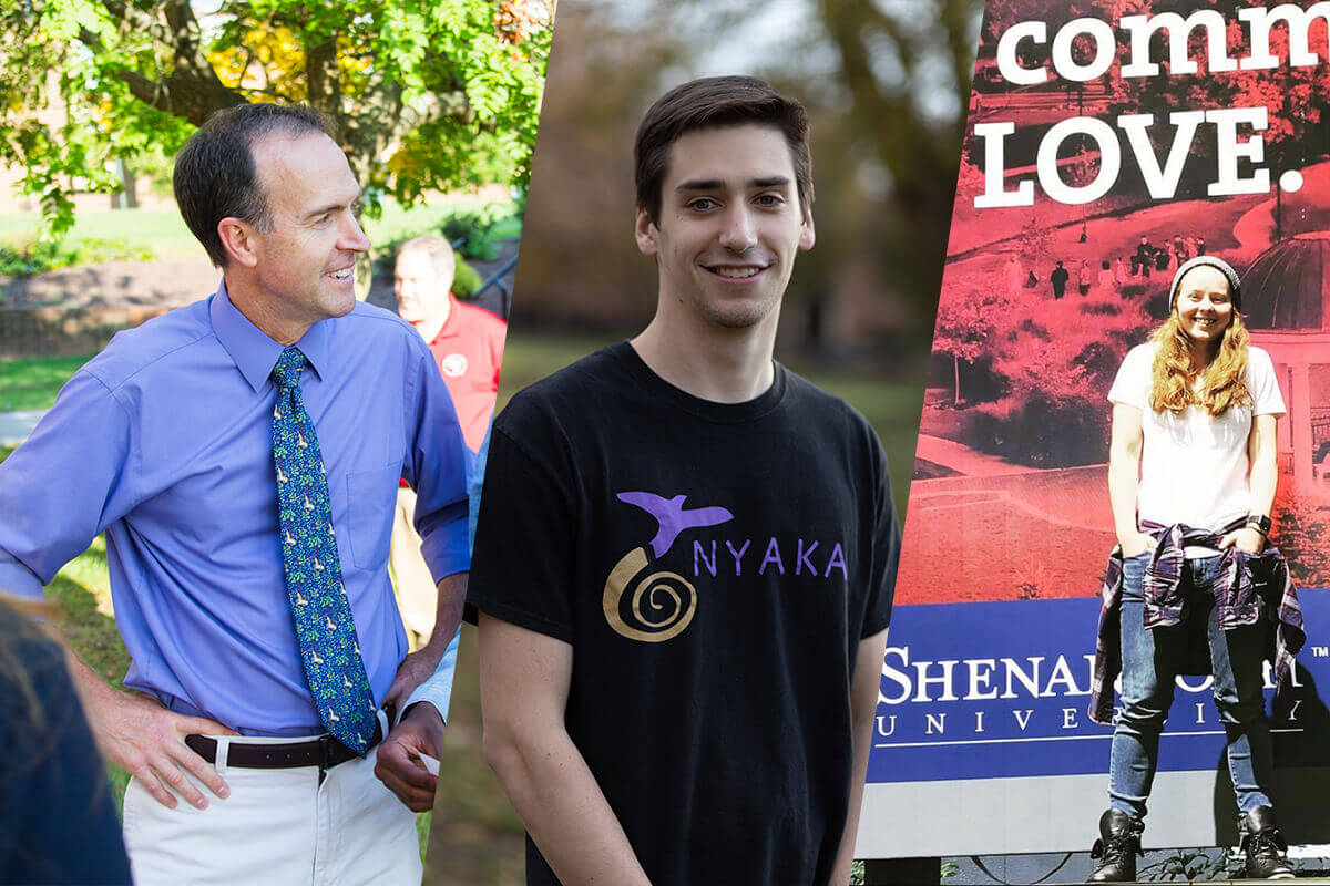 Honoring the 2020 Algernon Sydney Sullivan Award Winners Olivia “Livy” Gouldin ’20, Kyle Hooven ’20, and Director of Physical Plant Barry Schnoor, M.S.