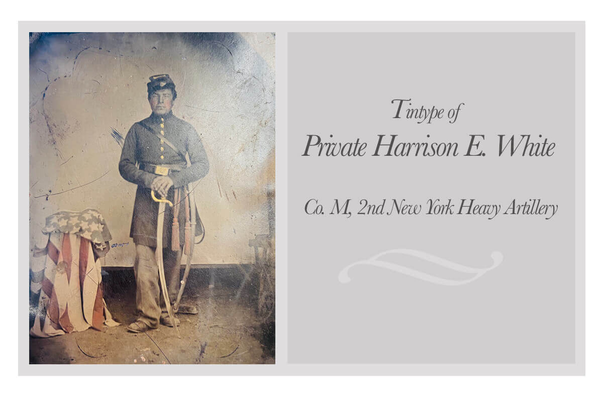 Artifact of the Quarter | September 2020 Tintype of Private Harrison E. White