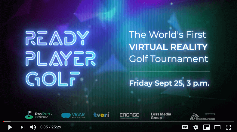 Ready, Play, Fundraise! VR Golf Tournament Creates Fun, New Format for Networking & Fundraising