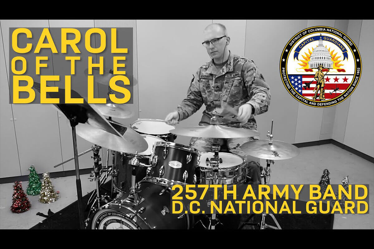Kraemer ’21 Featured in 257th Army Band ‘Carol of the Bells’ Video