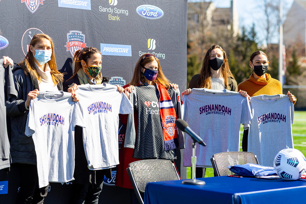 Shenandoah, Washington Spirit Enter Partnership On, Off The Field Partnership Creates Internships, Allows Players Free Classes