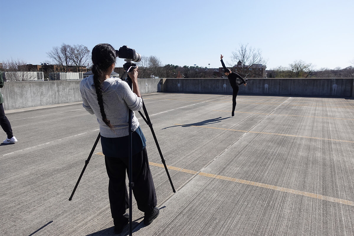Dance Students Film Work with NYC-based Choreographer Sidra Bell