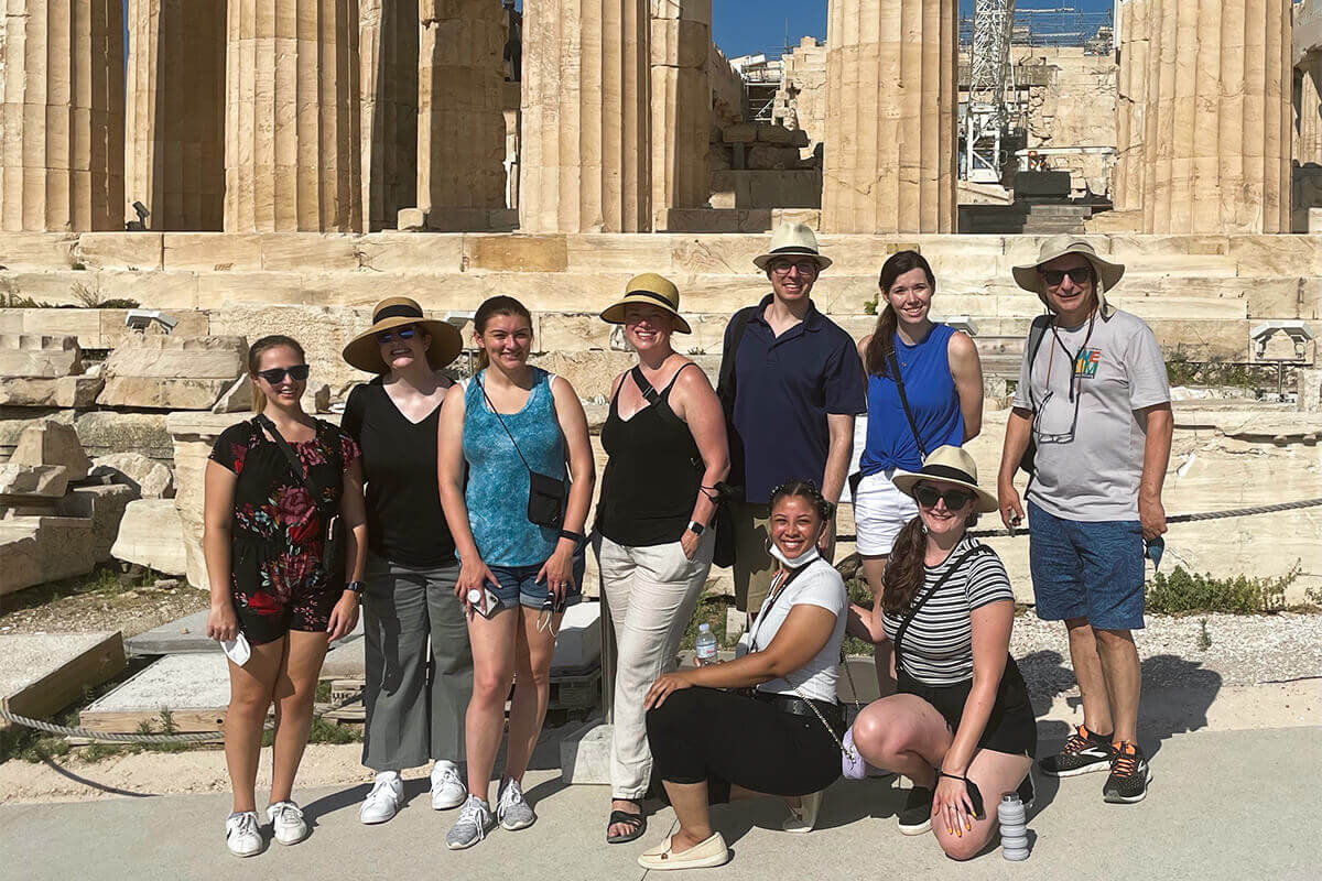 PALM Students Explore Arts Leadership During GEL Trip to Greece