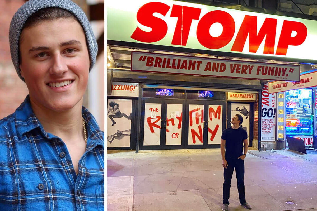 Huehn ’20 Serves as Assistant Stage Manager for ‘Stomp’ Off-Broadway