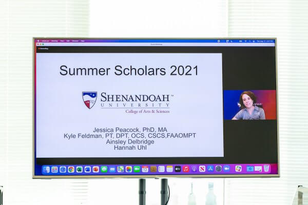 Presentation at 2021 Shenandoah Summer Scholars Research Symposium