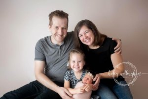 Angela Kursey and her family