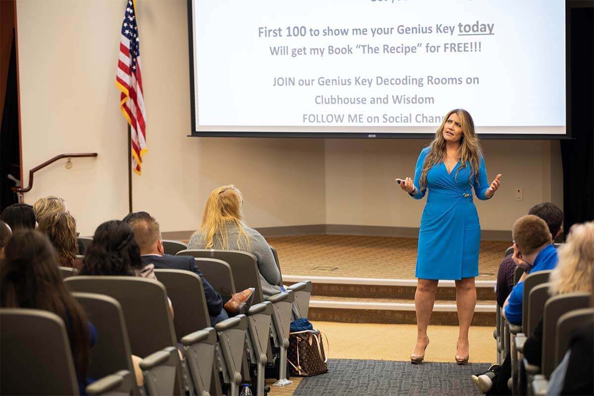 12th Annual Business Symposium Attracts Record Attendance Sold-Out Event Features World-Class Entrepreneurs Daymond John and Amilya Antonetti As Keynote Speakers