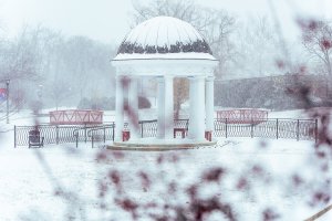 Sarah's Glen in the snow, January 2022