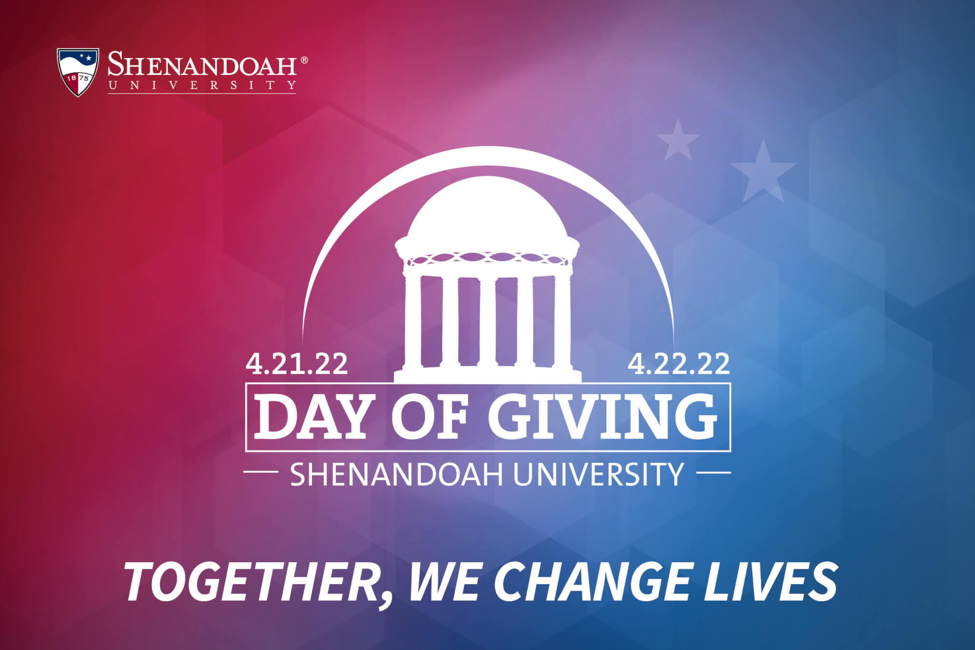 Shenandoah’s Seventh Annual Day Of Giving Is April 21 & April 22