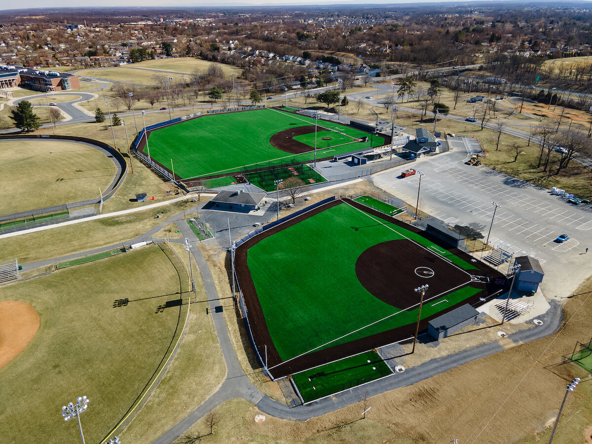Renovated Ballfields a Home Run for Shenandoah Hornets’ baseball, softball programs enjoy new artificial turf playing surface