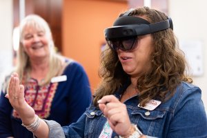 Using VR at Shenandoah event