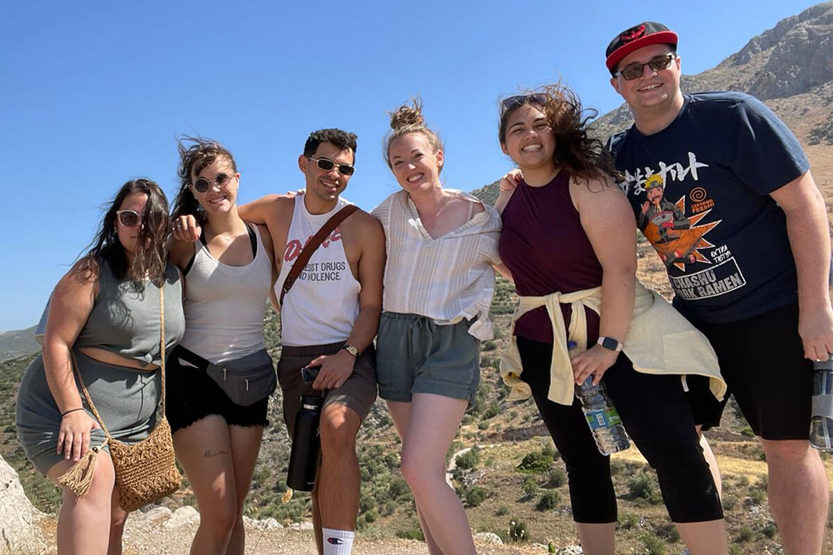 Six PALM Students Explore Arts Leadership through GEL Trip to Greece