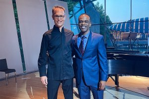 Music Director Paul Haas with Rod Vester
