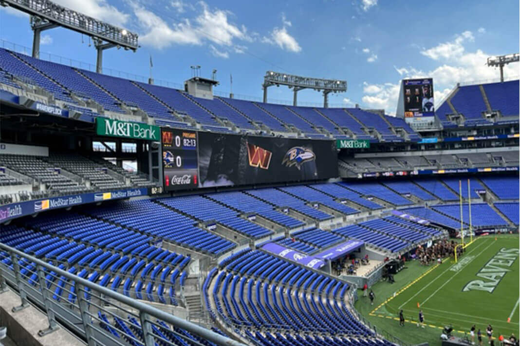 Sport Management Students Work Preseason NFL Game, Aug. 27 Students gain real-world experience in game-day operations