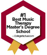 #1 Best Music Therapy Master's Degree School