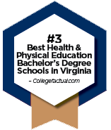 #3 Best Health & Physical Education Bachelor's Degree Schools In Virginia