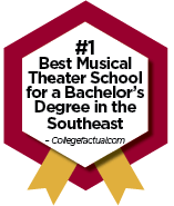 #1 Best Musical Theater School Bachelor's Degree in the Southeast
