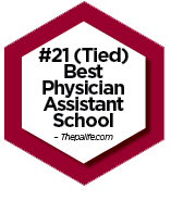 #21 (Tied) Best Physician Assistant School 