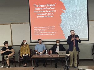 Shenandoah University's McCormick Civil War Institute hosted a panel discussion on Sept. 20 that revealed the initial findings as part of its "Spirit of Freedom" project