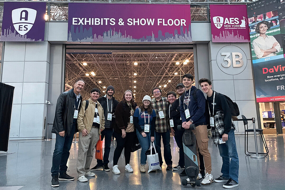 Audio Students Travel to AES Convention in New York City