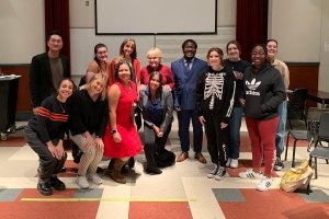 Music Students Meet Lucy Shaefer