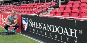 Shenandoah University student Patrick Maneval served as an intern with the Washington Spirit in 2022