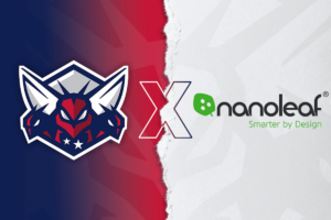 Shenandoah University Esports and Nanoleaf logos