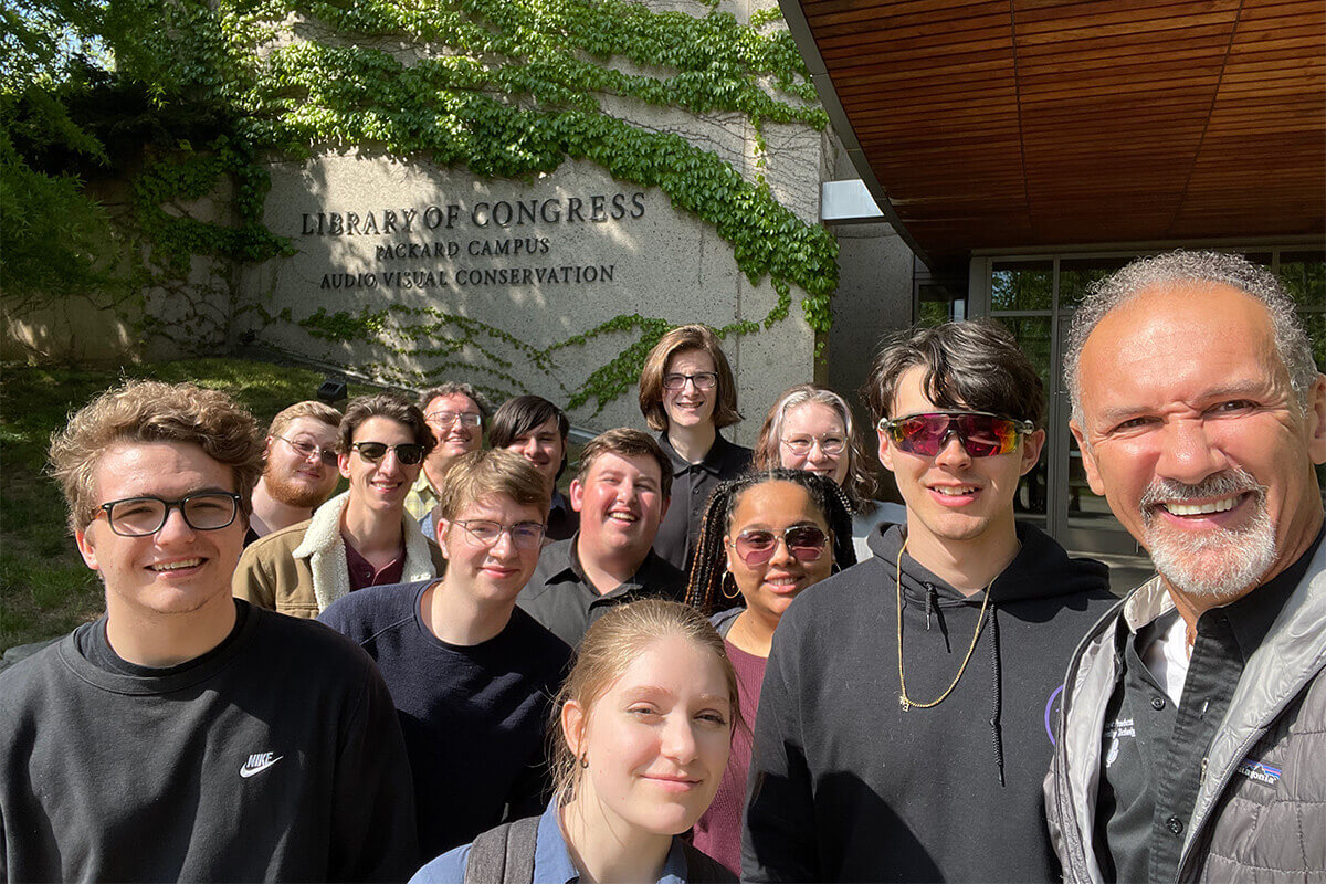 MPRT and CAA Students Visit U.S. Library of Congress Packard Campus of the National Audio-Visual Conservation Center