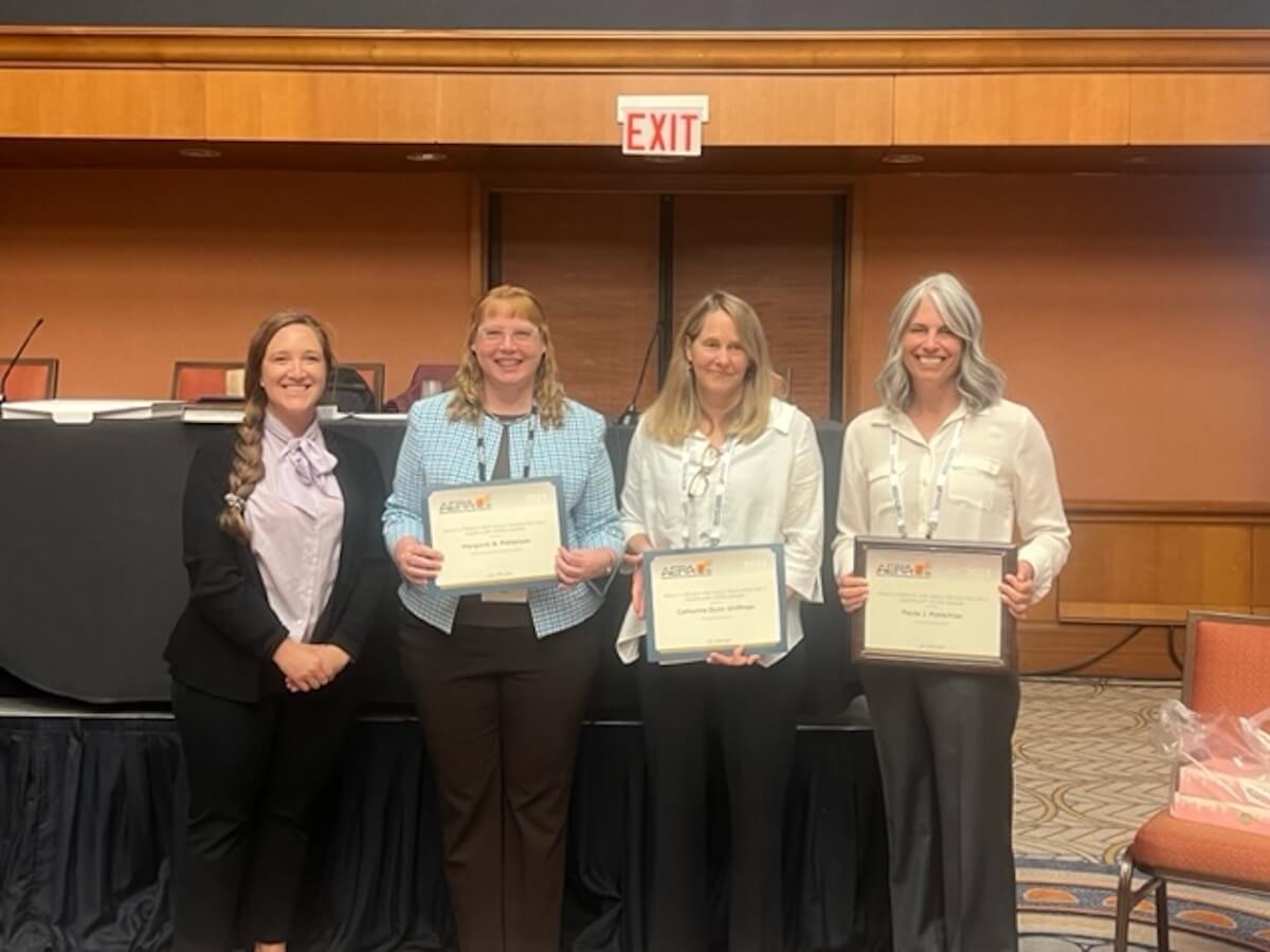 Shenandoah DEL Faculty Receive Award For Research Paper Catherine Shiffman, Ph.D., and Paula Malachias ’18, Ed.D., recognized by AERA for their research on the use of technology in adult foundational education