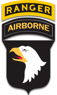 101st Airborne "Screaming Eagles" decal