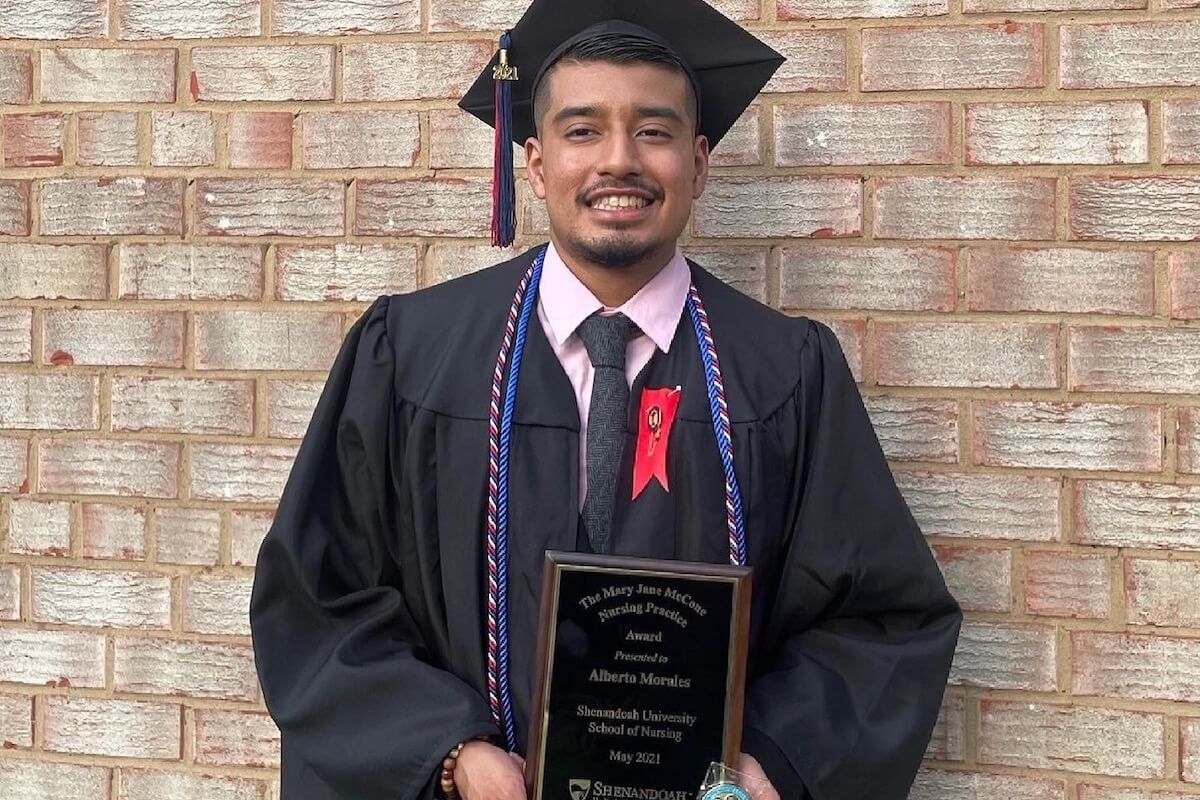 Meet An Accelerated Nursing Graduate: Alberto Morales ’21 Morales Is Continuing His Nursing Education at Shenandoah as a Student in the Family Nurse Practitioner Program