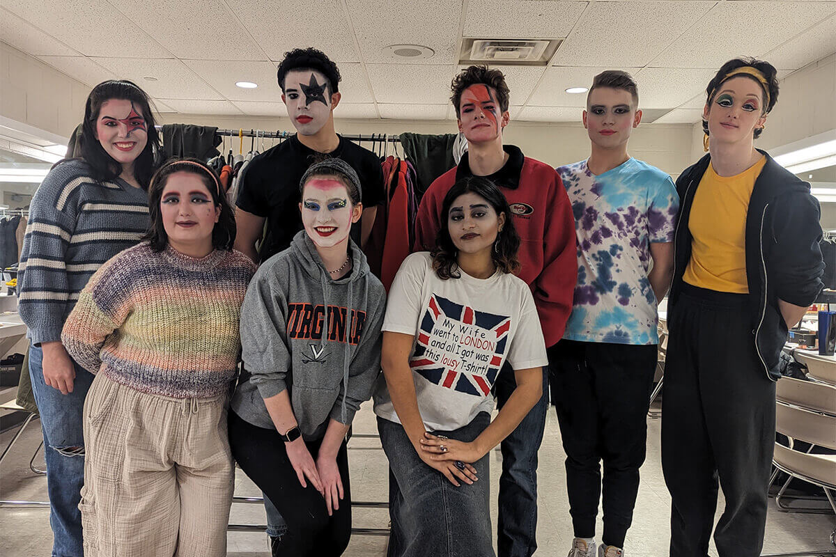 Stage Makeup Students Participate in Glam Squad Lab Unit Challenge
