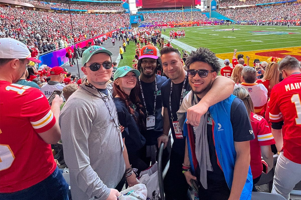 12 Business Students To Gain Valuable Experience at Super Bowl LVIII in Las Vegas, Feb. 6-13 Students To Work For NFL And Meet Professionals From Various Sports Organizations