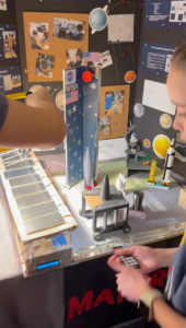 MS Solar display at the Northern Virginia KidWind Challenge held at Shenandoah University in 2024.