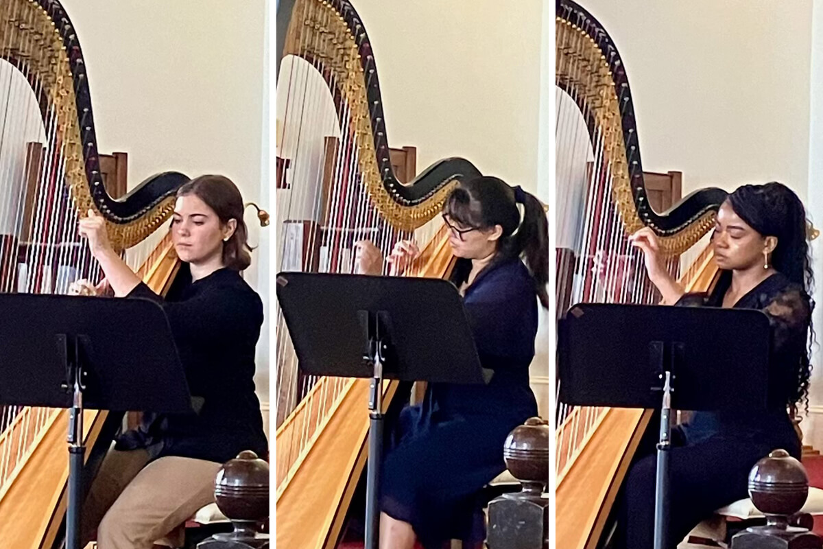 Harp Studio Students Perform as part of GreenSpring Spring Concert Series