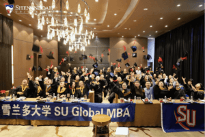 2023 SU Global MBA commencement in Shanghai, China.