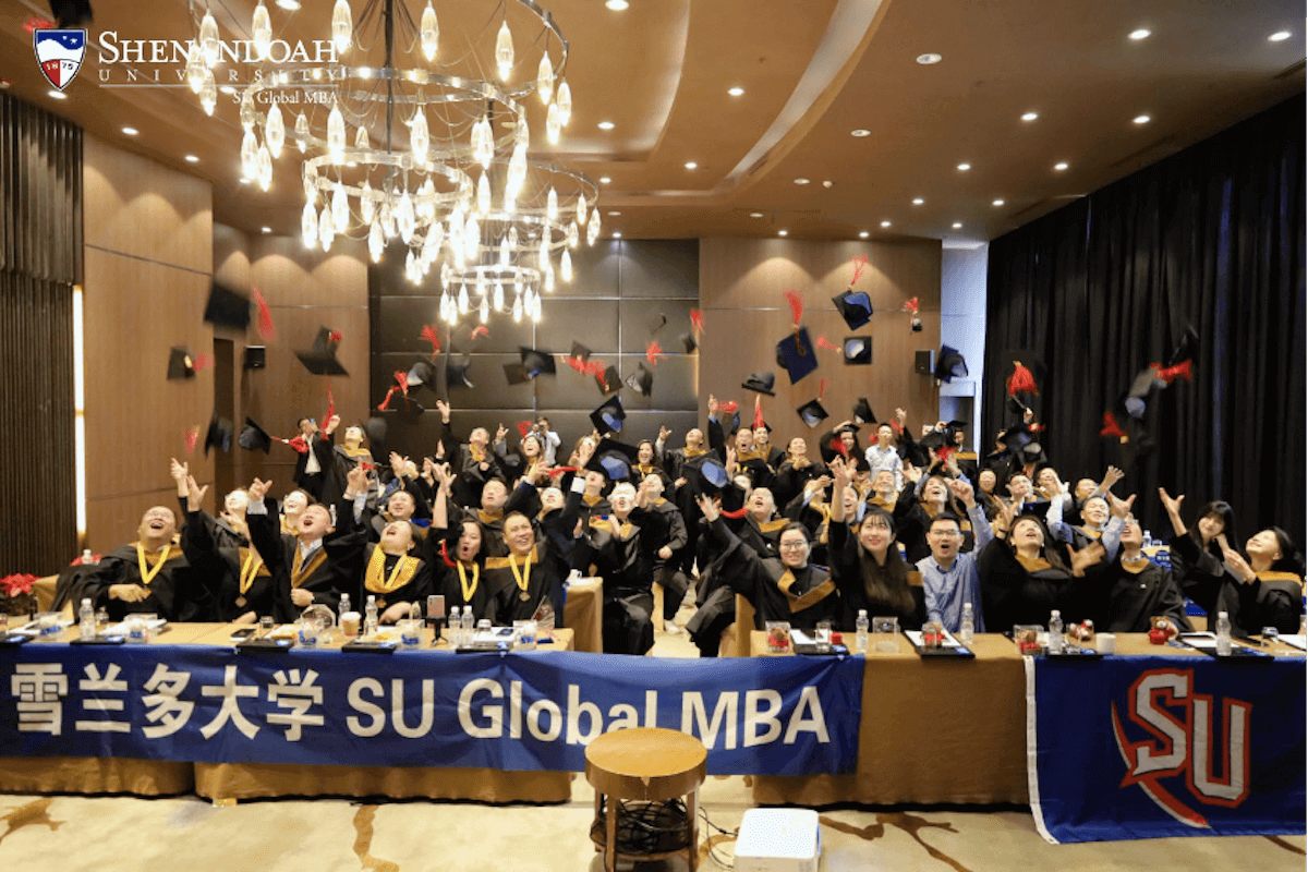Shenandoah Celebrates Global MBA Commencement Asia-Pacific-based program graduated 50 students; event saw the announcement of a new doctoral program