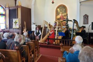 Harp Studio Performs with Claire Jones and Chris Marshall